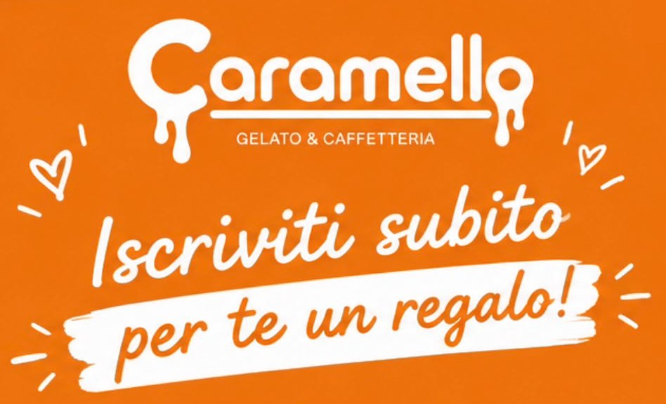 Caramello – Un cono gelato in regalo